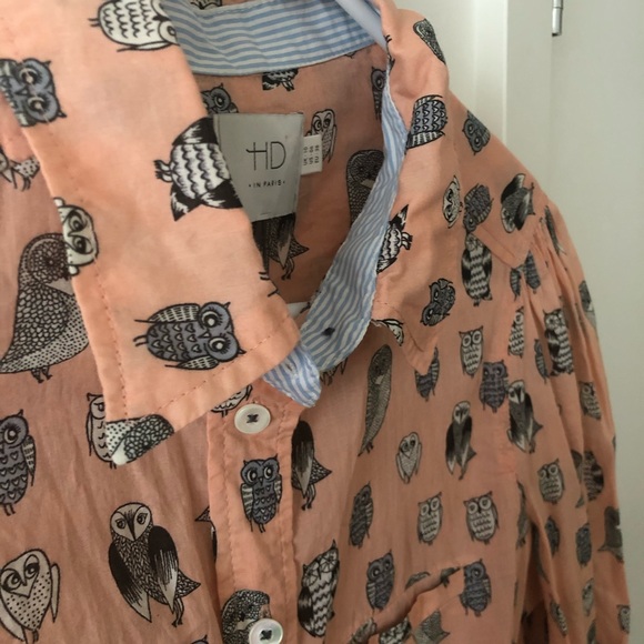 Anthropologie owl blouse - Picture 2 of 3